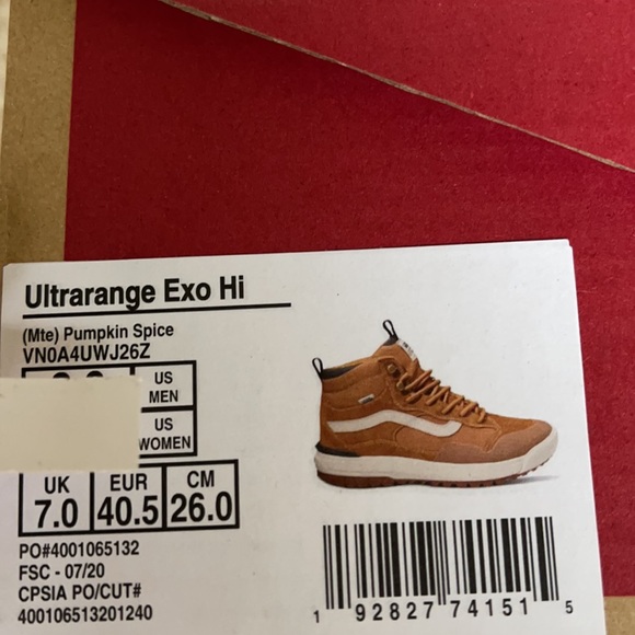 Vans Ultrarange Exo Hi Mte Pumpkin Spice WMNS - Picture 16 of 16